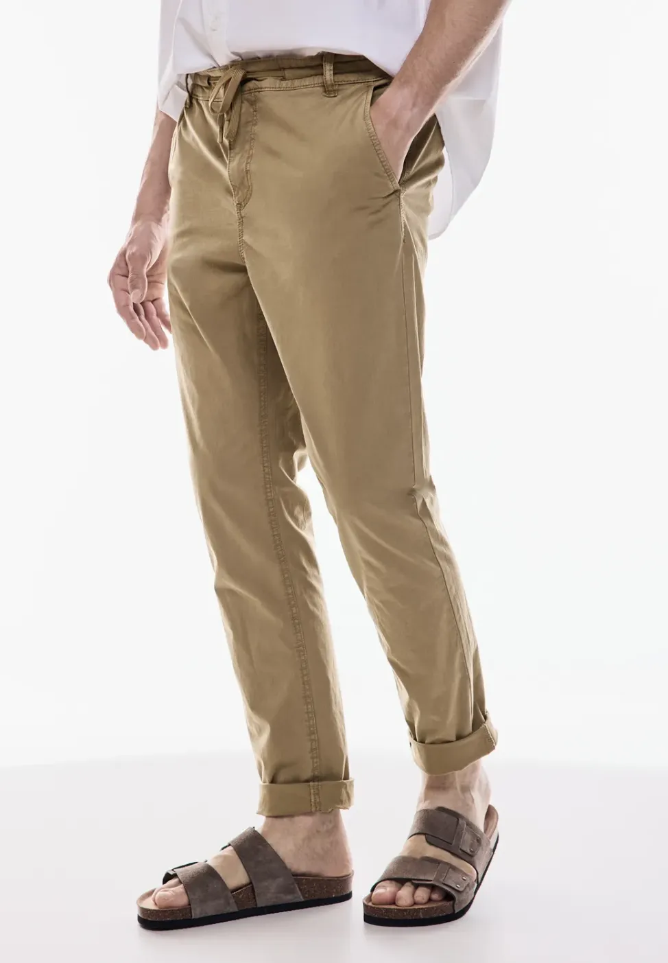Licht katoenen chino