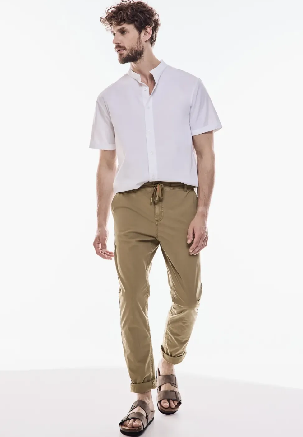 Licht katoenen chino