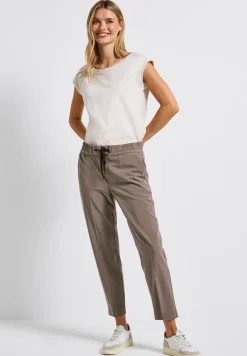 Lichtgewicht jacquard broek