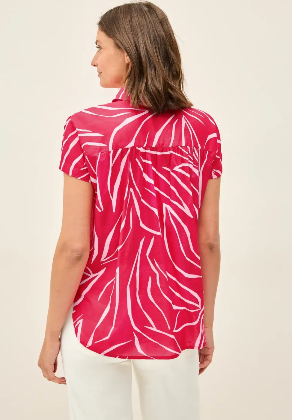 Lichtgewicht katoenen blouse