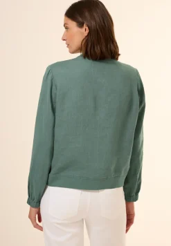 Lichtgewicht linnen blouson