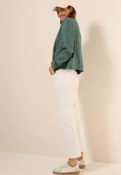 Lichtgewicht linnen blouson