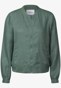 Lichtgewicht linnen blouson