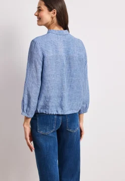 Linnen blouse met 3/4 mouwen