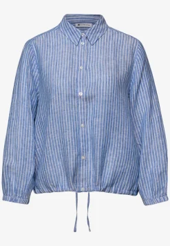 Linnen blouse met 3/4 mouwen