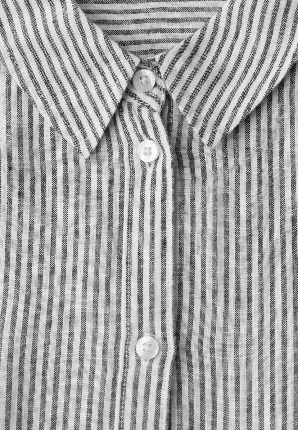 Linnen blouse met 3/4 mouwen en strepen