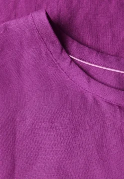 Linnen blouse met knopen