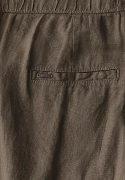 Linnen broek in cargolook
