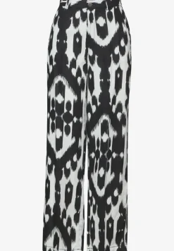Linnen broek met print