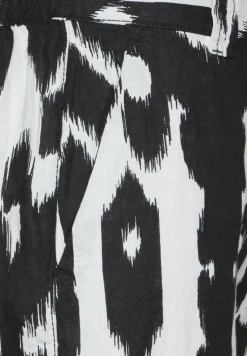 Linnen broek met print