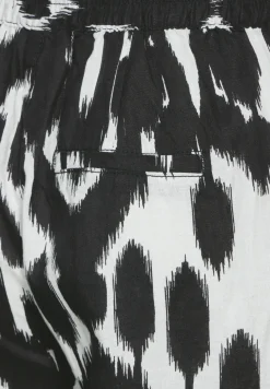 Linnen broek met print