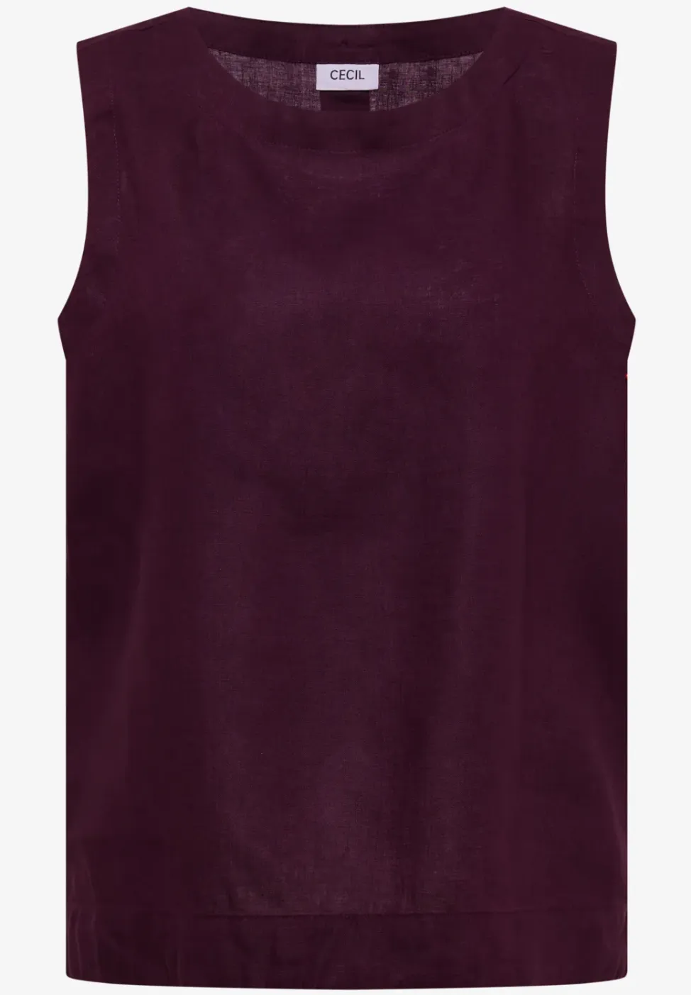 Linnen blouse met knoopdetails