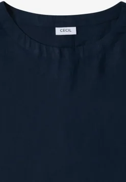 Linnen blouse met knoopdetails