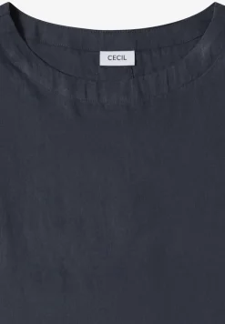 Linnen blouse met knoopdetails