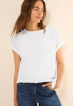 Linnen blouse met knopen