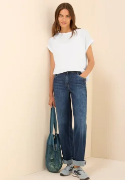 Linnen blouse met knopen