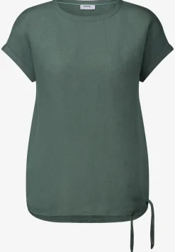 Linnen blouse met knopen