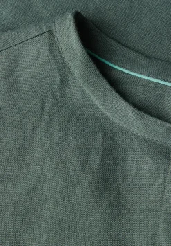 Linnen blouse met knopen