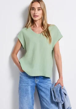 Linnen blouse met linten