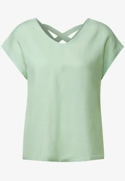 Linnen blouse met linten
