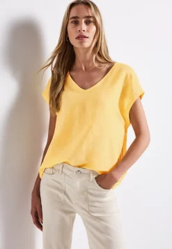 Linnen blouse met linten