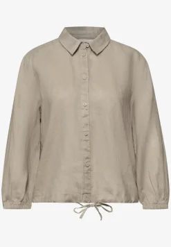 Linnen blouse met 3/4 mouwen