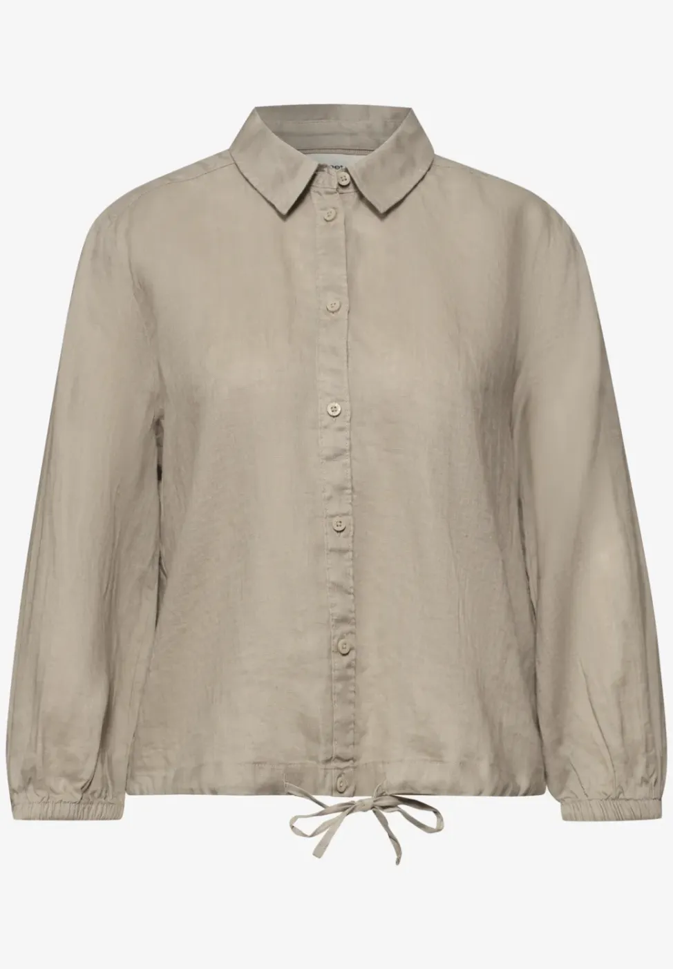 Linnen blouse met 3/4 mouwen