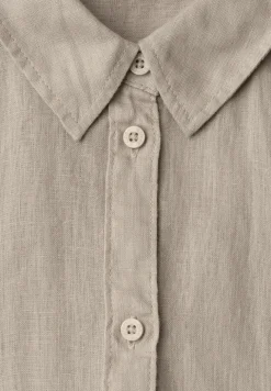 Linnen blouse met 3/4 mouwen