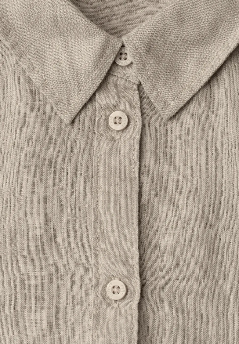 Linnen blouse met 3/4 mouwen