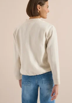 Linnen blouson met rimpels