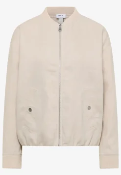 Linnen blouson met rimpels