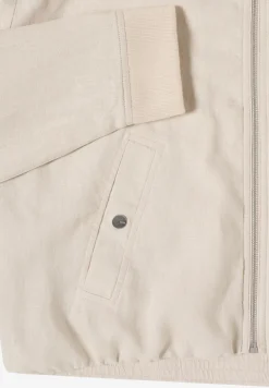 Linnen blouson met rimpels