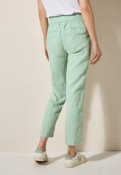 Linnen broek in casual pasvorm
