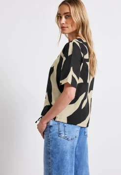 Linnen mix blouse shirt