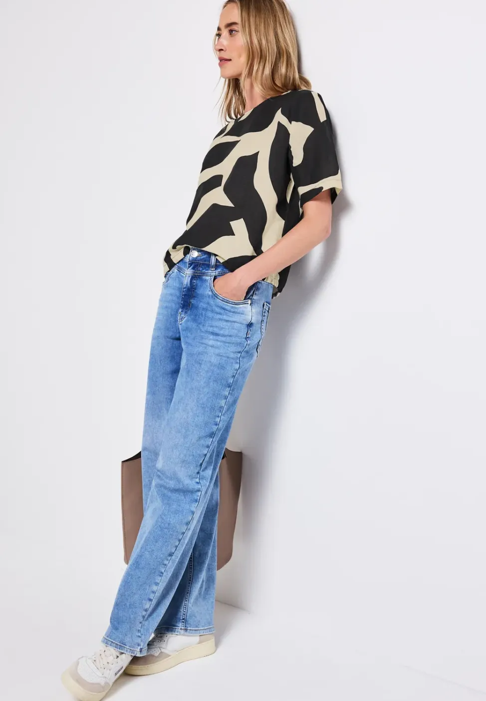 Linnen mix blouse shirt