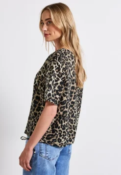 Linnen mix blouse shirt