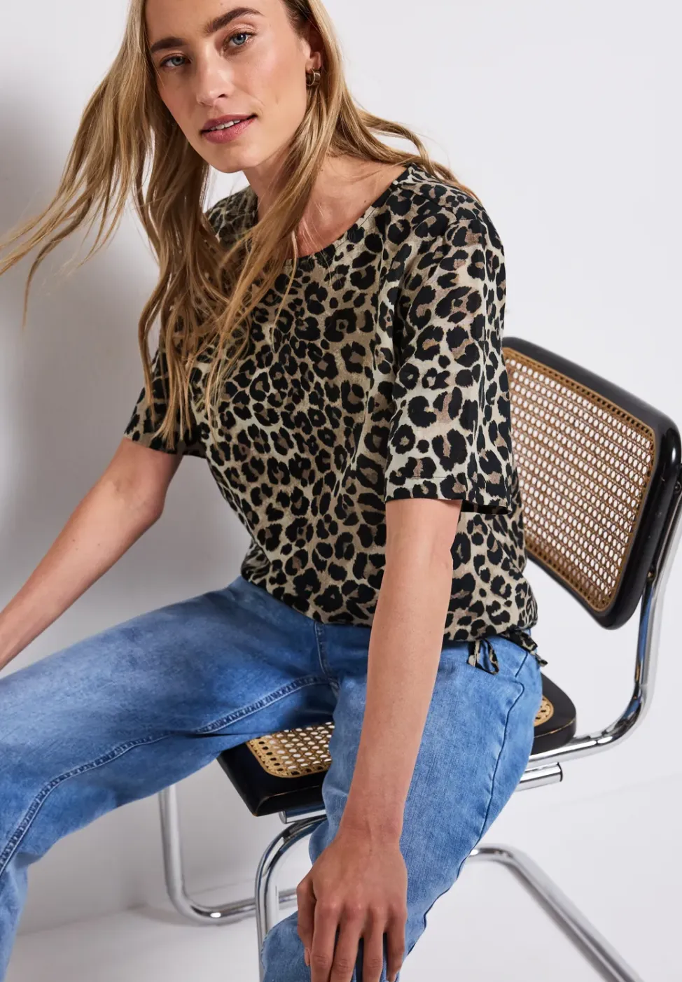 Linnen mix blouse shirt