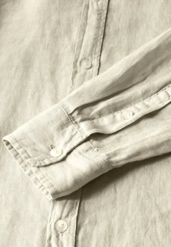 Linnen shirt met lange mouwen