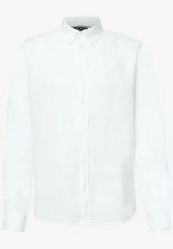 Linnen shirt met lange mouwen