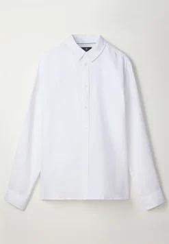 Linnen shirt met lange mouwen