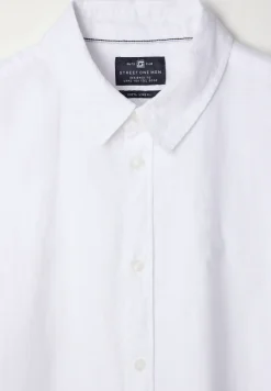 Linnen shirt met lange mouwen