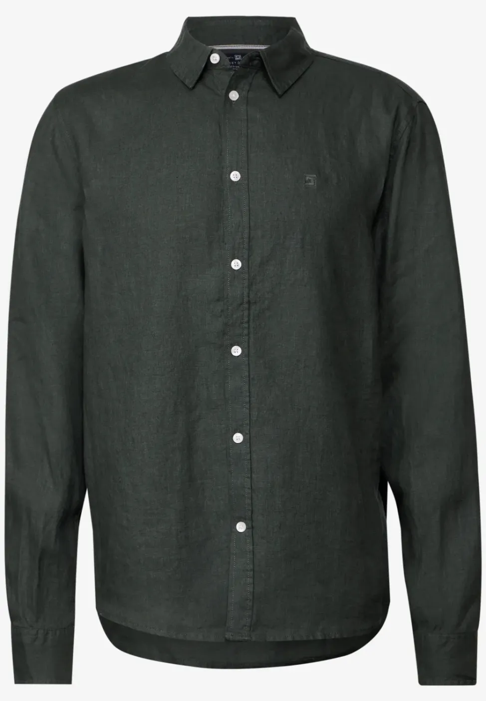 Linnen shirt met lange mouwen