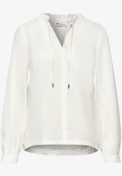 Linnen tuniek met ruches