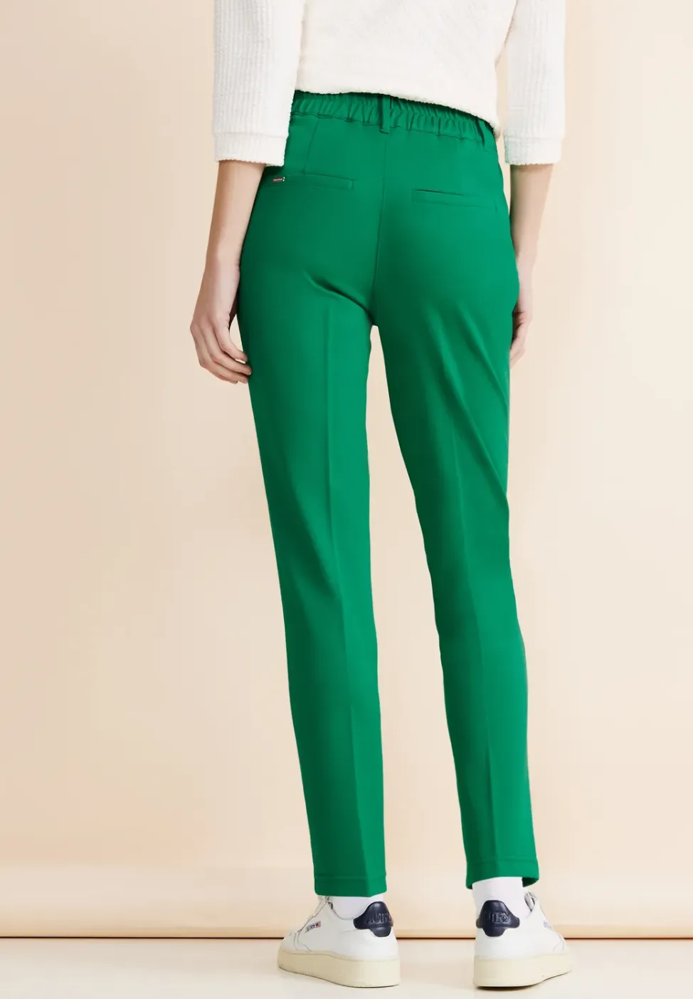 Loose fit broek met paperbag
