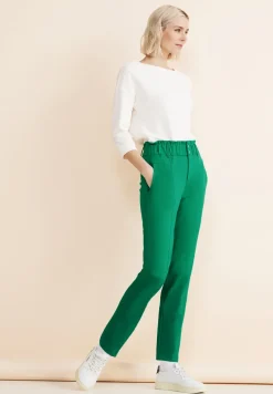 Loose fit broek met paperbag
