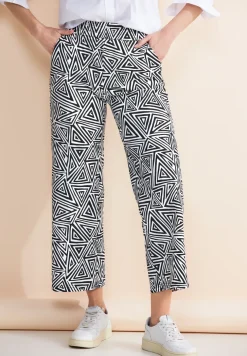 Loose fit broek met print