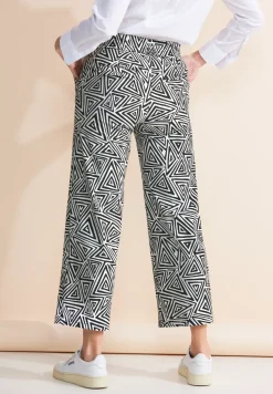 Loose fit broek met print