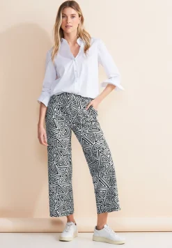Loose fit broek met print