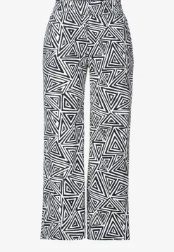 Loose fit broek met print