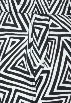 Loose fit broek met print